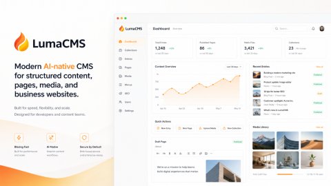 LumaCMS — Modern AI-Native Content Management System